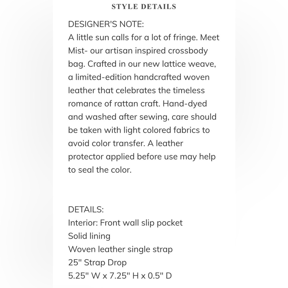 HOBO Dark Unber Mist Lattice Weave Crossbody Bag -Limiteded Edition - Picture 13 of 13